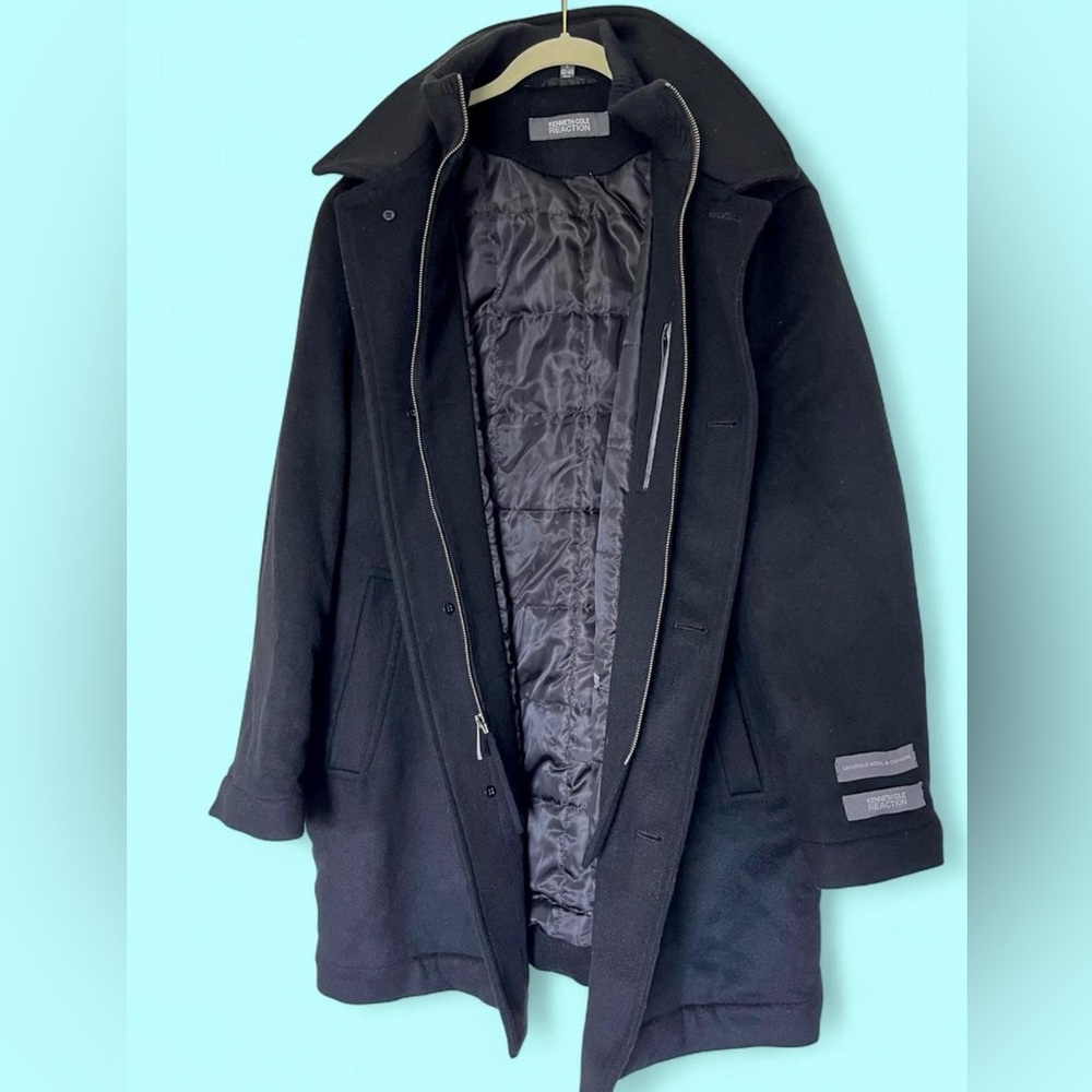 Kenneth Cole Reaction Wool & Cashmere Coat